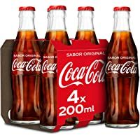 Coca-Cola Sabor Original - Refresco de cola - Pack 4 botellas 200ml